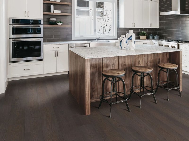 Rich Look of Wood on the hardwood floor from Carpet Studio & Design Inc. in Los Angeles, CA